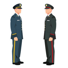Elegant Illustration Of Soldiers For Concepts Of Patriotism Or Security