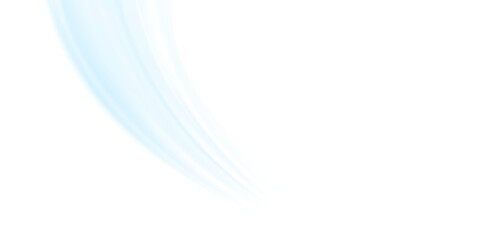 Air flow set of vector elements on a white background. Abstract light effect blowing from an air conditioner, purifier or humidifier. Dynamic blurred flow motion