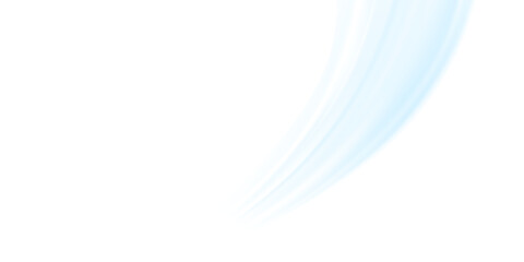 Air flow set of vector elements on a white background. Abstract light effect blowing from an air conditioner, purifier or humidifier. Dynamic blurred flow motion