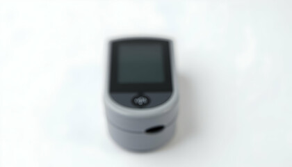 Handheld Medical Device on White Background for Health Monitoring