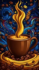cup of coffee art 