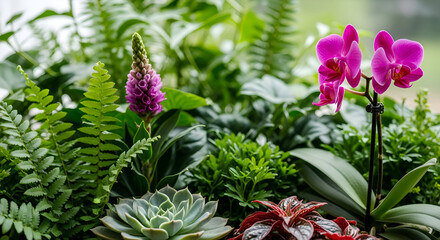 Obraz premium purple flowers in the garden