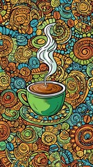 cup of coffee art 
