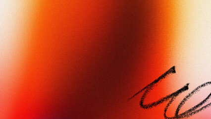 Red grainy background, abstract noise texture effect banner backdrop, copy space