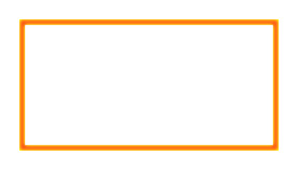Plain white rectangle with an orange border.