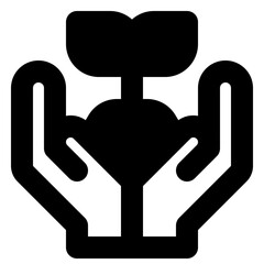 nature and ecology solid icon