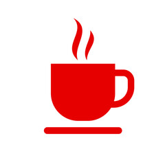 Coffee cup icon. Cups of coffee tea collection. Hot drink icon. Disposable cup. Cup coffe with steam.