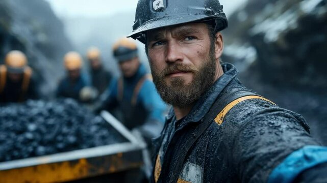 Mining tenacity quest: a digger, maneuvering below, ground overcoming, difficult obstacles, with strong, willpower resolve, steadfast dedication, expertise highlighting, perseverance mastery