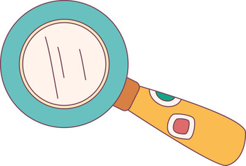 Magnifying Glass illustration, perfect for design graphic needs