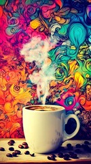 cup of coffee art 