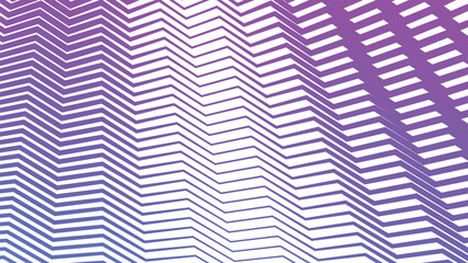 Purple and blue stripes zigzag line pattern background for modern abstract design and visual texture