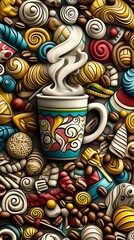 cup of coffee art 