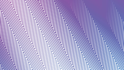 Purple and blue stripes zigzag line pattern background for modern abstract design and visual texture