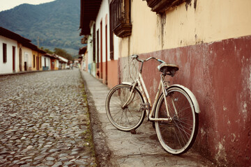 bicycle in the street