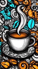cup of coffee art 