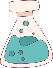 Chemical Bottle illustration, perfect for design graphic needs