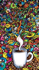 cup of coffee art 