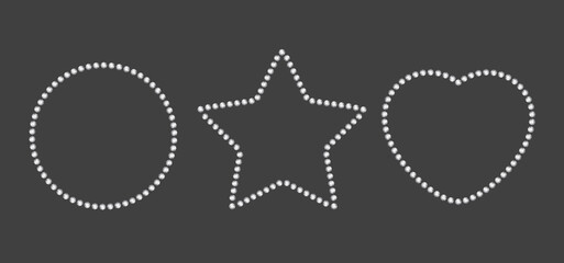 Jewel Rhinestone Frame Element