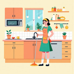 Flat style, Vector illustration for Business. 