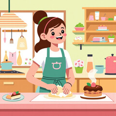 Flat style, Vector illustration for Business. 