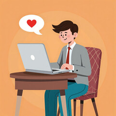 Flat style, Vector illustration for Business. 