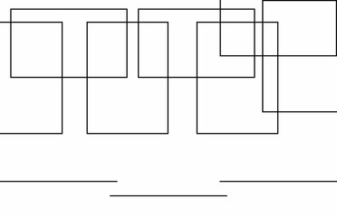 Line illustration of a white background