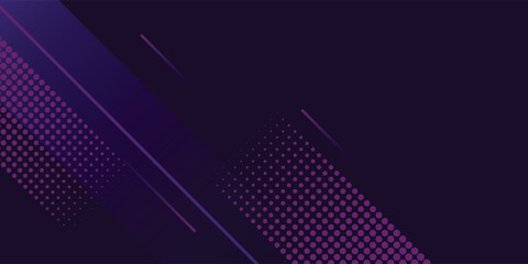 Modern stylish abstract geometric blue dotted banner pattern background