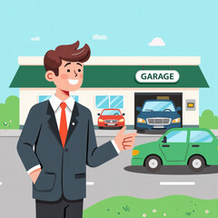 Flat style, Vector illustration for Business. 