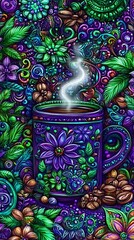 cup of coffee art 