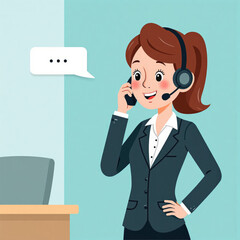 Flat style, Vector illustration for Business. 