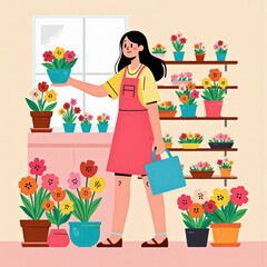 Flat style, Vector illustration for Business. 