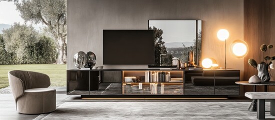 Luxurious Interior Design with Sophisticated Details and Modern Aesthetics