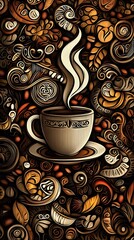 cup of coffee art 