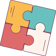 Puzzle illustration, perfect for design graphic needs