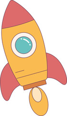 Rocket illustration, perfect for design graphic needs