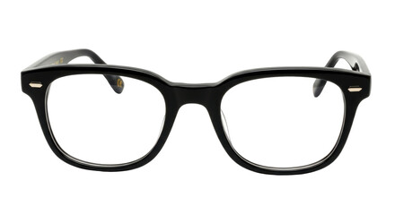 Isolated Black Glasses