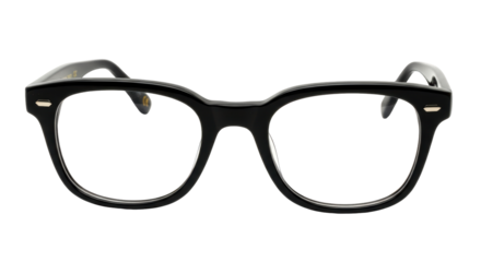 Isolated Black Glasses