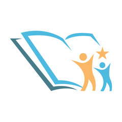 Book logo icon design