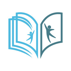 Book logo icon design