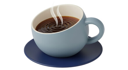Isolated coffee cup
