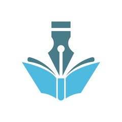 Book logo icon design