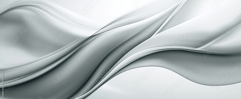 Aufkleber a captivating abstract background featuring soft gray waves that flow gracefully, creating a sense o
