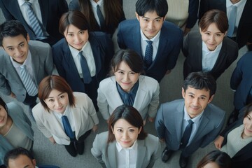 A group of people wearing suits and ties