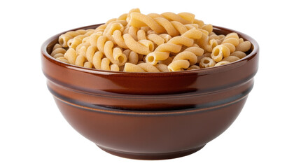 Isolated Bowl of Cavatappi Pasta