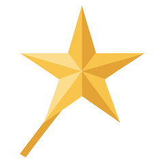 Obraz premium Twinkle Star icon of fire, thunder, and stars in pastel hand-drawn vector format.