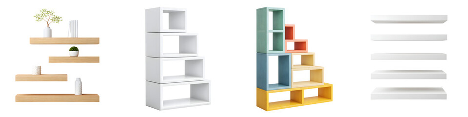 Modular Shelves and Wall Decor - Modern Interior Design