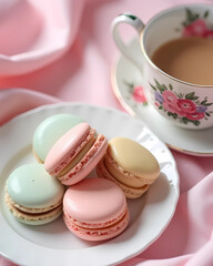 Fototapeta premium Macrons