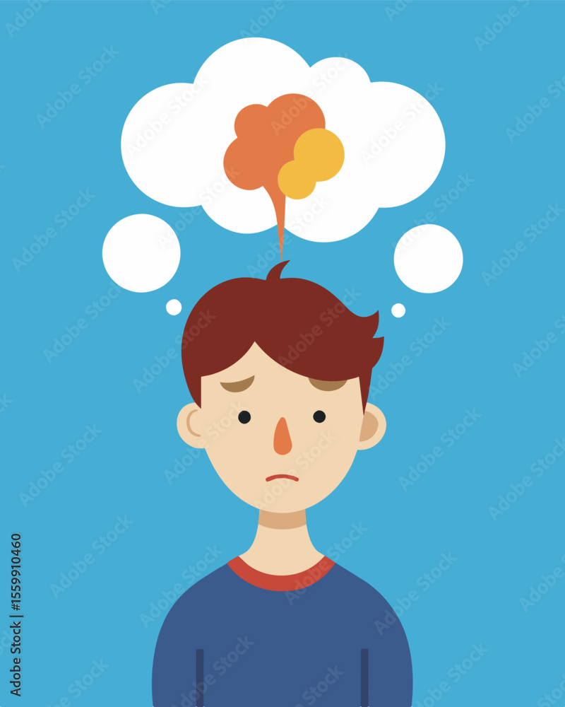 Poster a person with a blank expression their thoughts and free will erased by the influence of another.. v