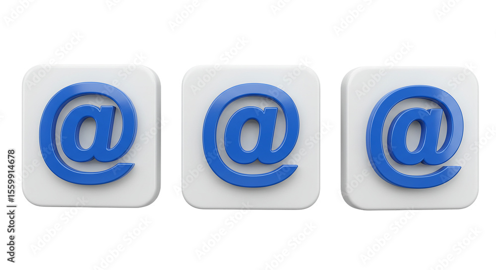 Poster email symbols: capturing a modern aesthetic with its minimalist design, each icon represents connect