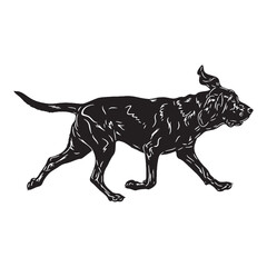 A proud Bloodhound digital image, an elegant graphic resource for projects - Bloodhound silhouette - Bloodhound Vector - Silhouette of Bloodhound - dog silhouette

